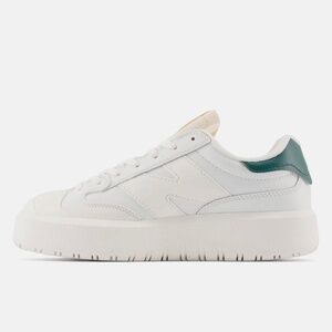 New Balance CT302LF White Teal Platform Sneakers